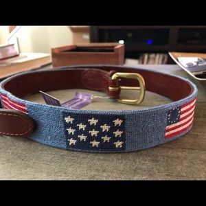 NWT Smathers & Branson Flag belt